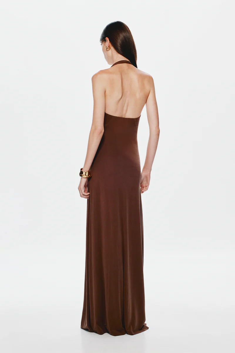Jennifer Cupro Maxi Dress