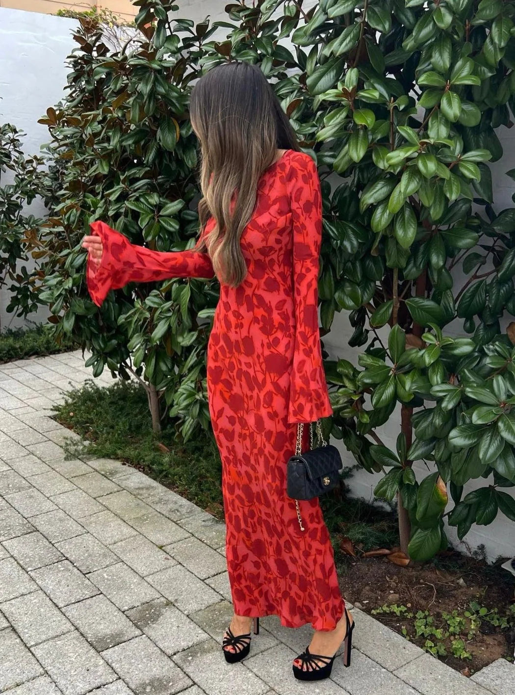 realisation par red dress long sleeve Introducing the Serena in Red Polka Dot Long sleeve, short, and impossibly effortlessshe's the kind of mini dress that feels as if she's already in your wardrobe