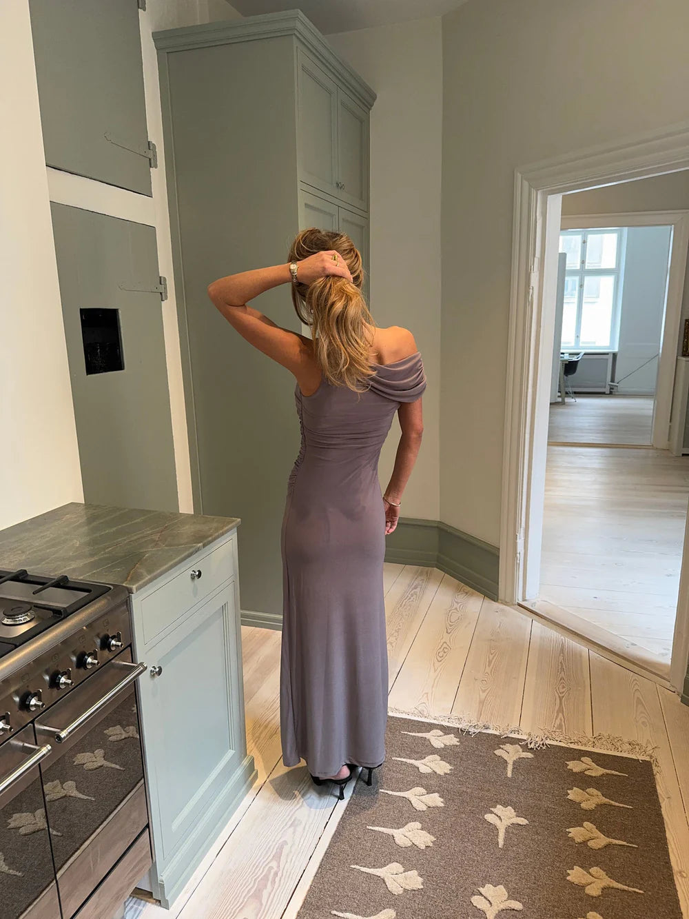 Design By Si Mina Off Shoulder Dress