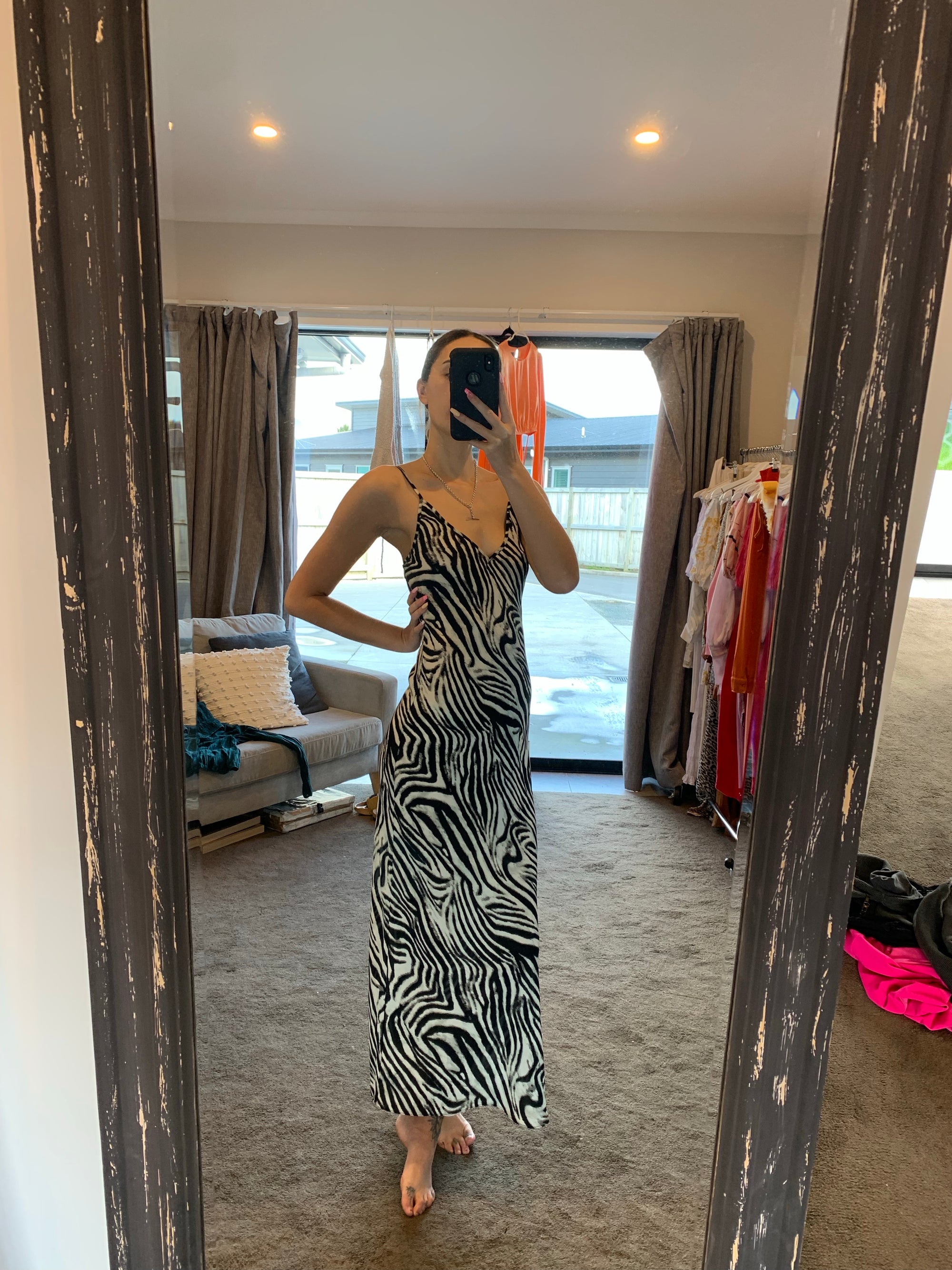 Superette Zebra Maxi Dress