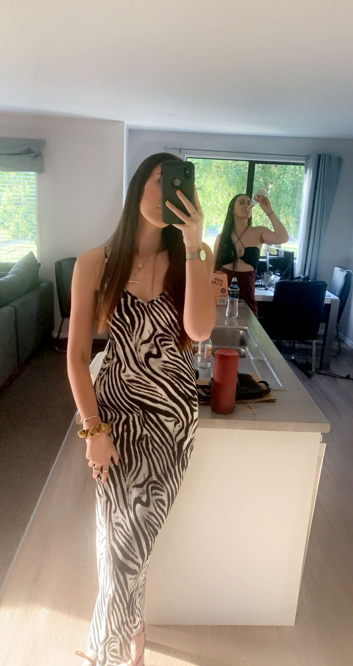 Superette Zebra Maxi Dress